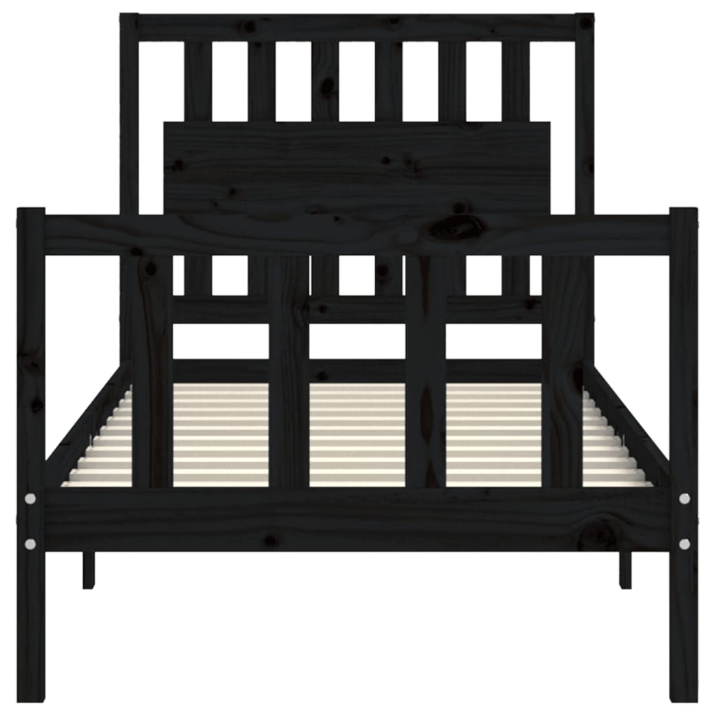 Bed Frame Without Mattress Solid Wood Pine