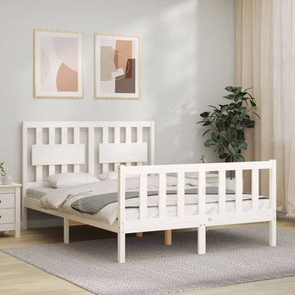 Bed Frame Without Mattress Solid Wood Pine