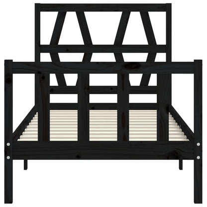 Bed Frame Without Mattress Solid Wood Pine