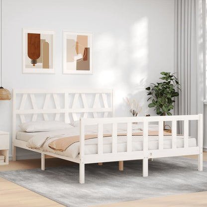 Bed Frame Without Mattress Solid Wood Pine