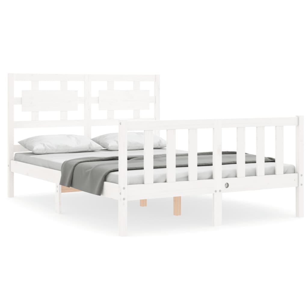 Bed Frame Without Mattress Solid Wood Pine