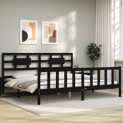 Bed Frame Without Mattress Solid Wood Pine