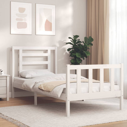Bed Frame Without Mattress Solid Wood Pine