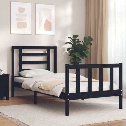 Bed Frame Without Mattress Solid Wood Pine