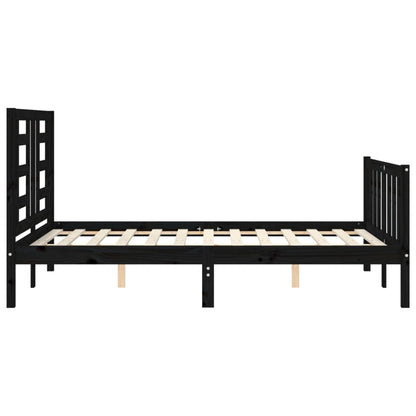 Bed Frame Without Mattress Solid Wood Pine