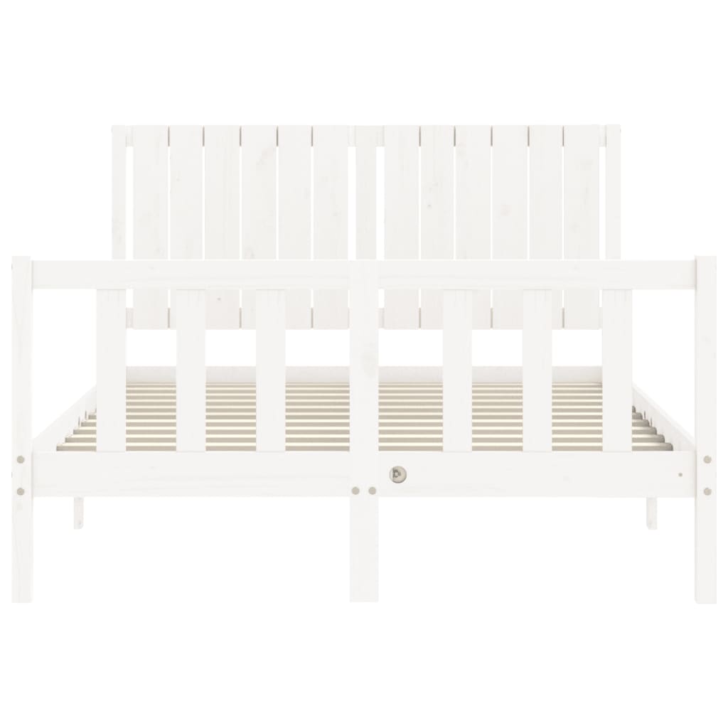 Bed Frame Without Mattress Solid Wood Pine
