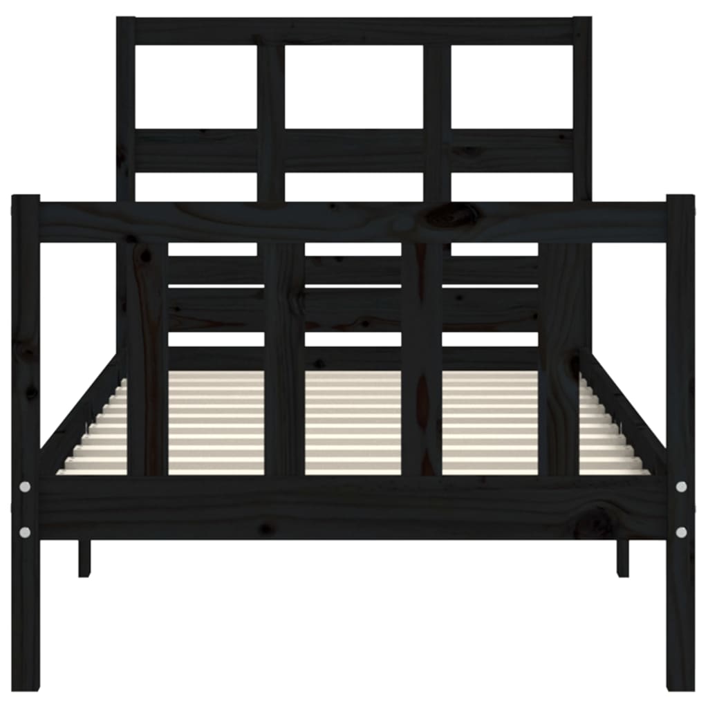 Bed Frame Without Mattress Solid Wood Pine