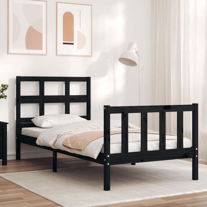 Bed Frame Without Mattress Solid Wood Pine