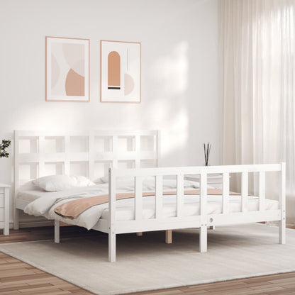 Bed Frame Without Mattress Solid Wood Pine