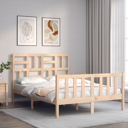 Bed Frame Without Mattress Solid Wood Pine
