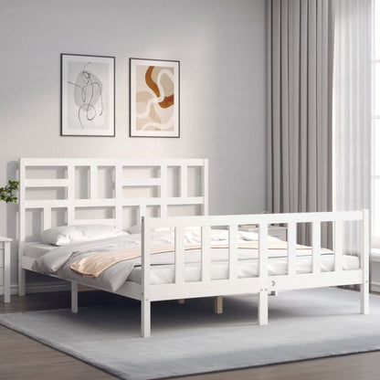 Bed Frame Without Mattress Solid Wood Pine