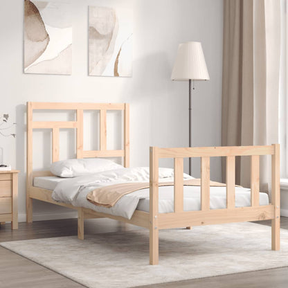 Bed Frame Without Mattress Solid Wood Pine