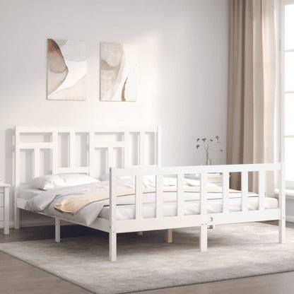 Bed Frame Without Mattress Solid Wood Pine