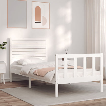 Bed Frame Without Mattress Solid Wood Pine