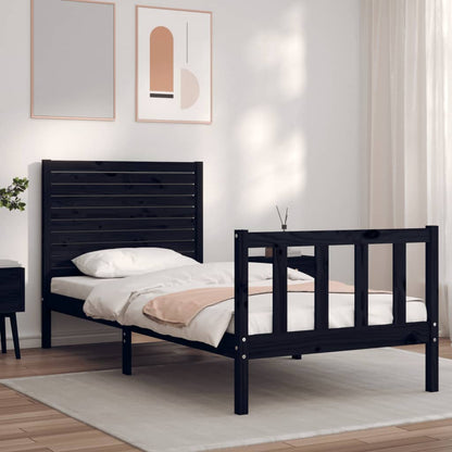 Bed Frame Without Mattress Solid Wood Pine