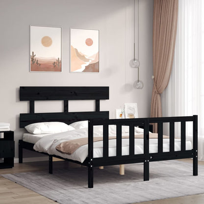 Bed Frame Without Mattress Solid Wood Pine