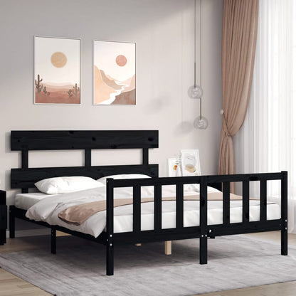 Bed Frame Without Mattress Solid Wood Pine