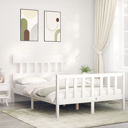 Bed Frame Without Mattress Solid Wood Pine