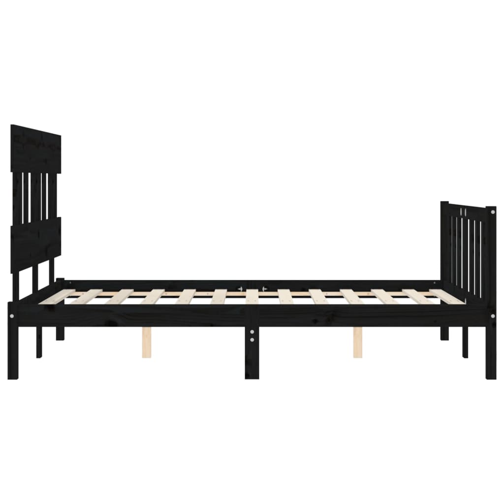 Bed Frame Without Mattress Solid Wood Pine