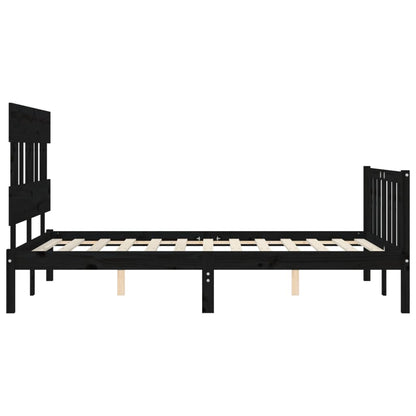 Bed Frame Without Mattress Solid Wood Pine