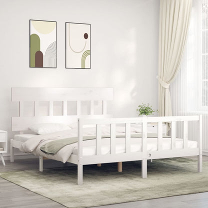 Bed Frame Without Mattress Solid Wood Pine