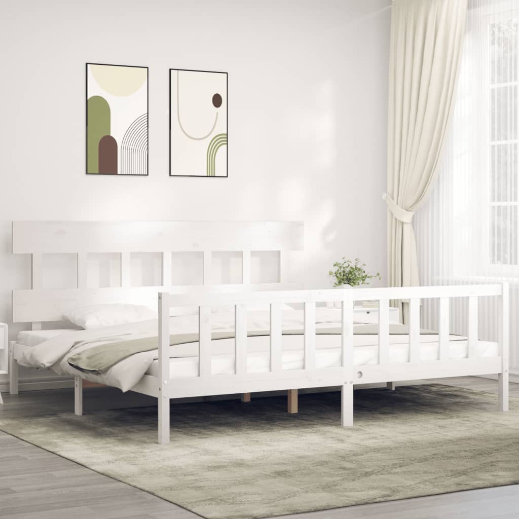 Bed Frame Without Mattress Solid Wood Pine
