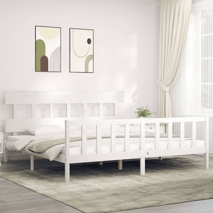 Bed Frame Without Mattress Solid Wood Pine