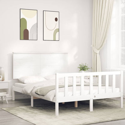 Bed Frame Without Mattress Solid Wood Pine