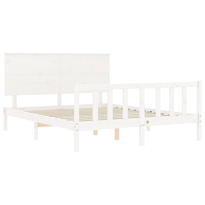 Bed Frame Without Mattress Solid Wood Pine