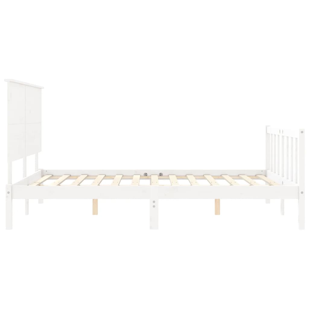 Bed Frame Without Mattress Solid Wood Pine