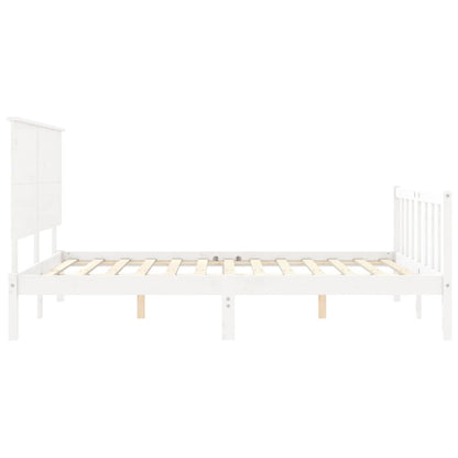 Bed Frame Without Mattress Solid Wood Pine