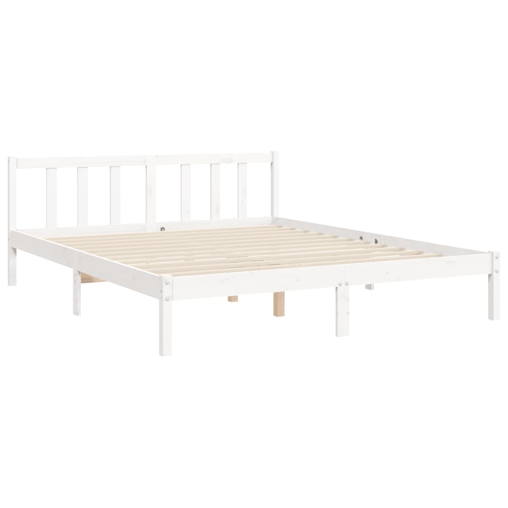 Bed Frame Without Mattress Solid Wood Pine
