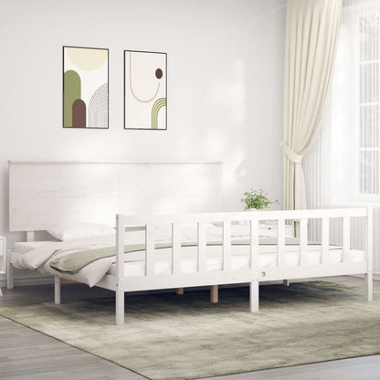 Bed Frame Without Mattress Solid Wood Pine