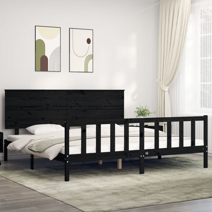 Bed Frame Without Mattress Solid Wood Pine