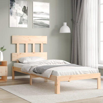 Bed Frame Without Mattress Solid Wood Pine