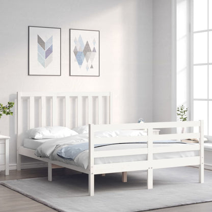 Bed Frame Without Mattress Solid Wood Pine