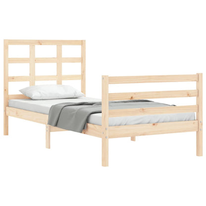 Bed Frame Without Mattress Solid Wood