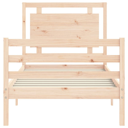 Bed Frame Without Mattress Solid Wood