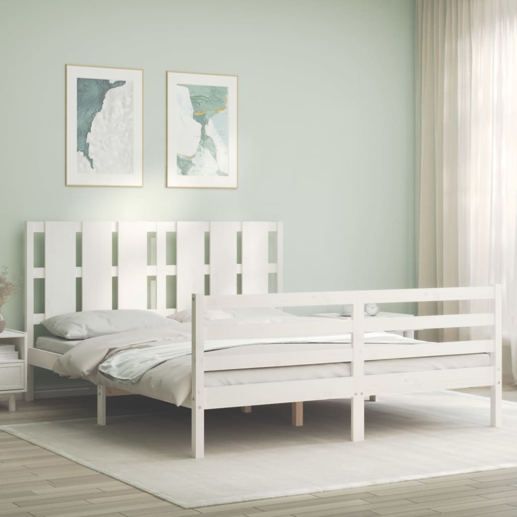 Bed Frame Without Mattress Solid Wood