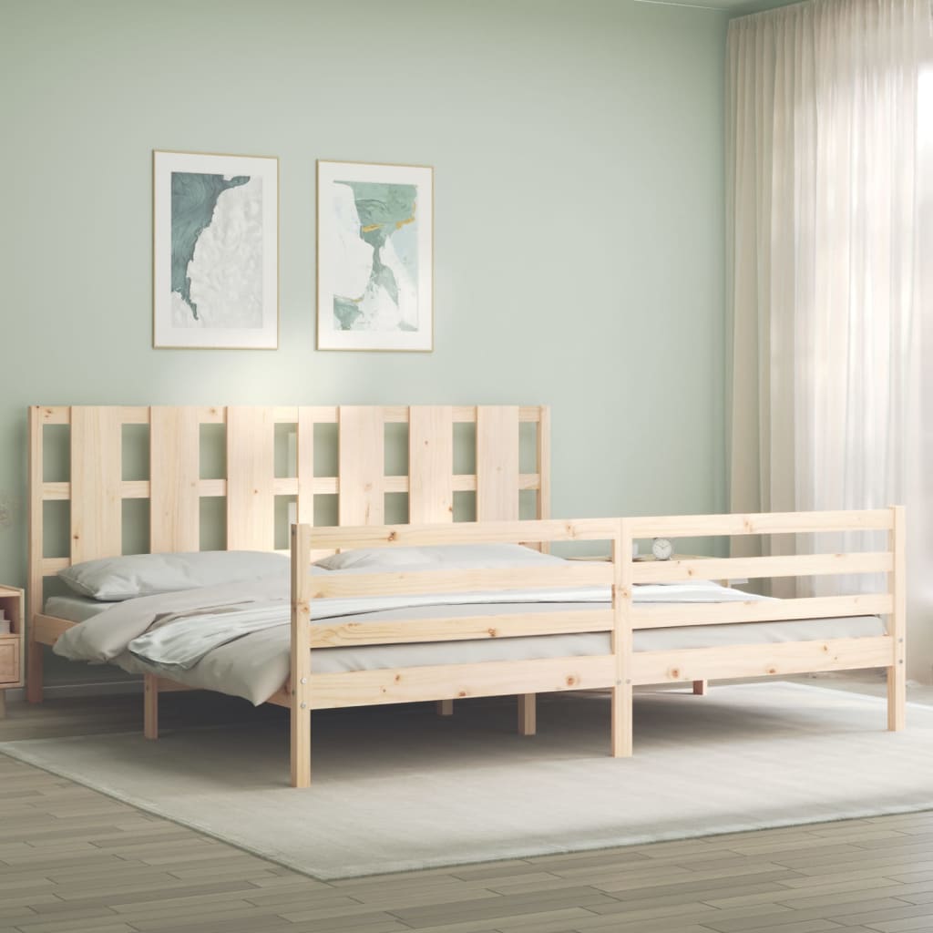 Bed Frame Without Mattress Solid Wood