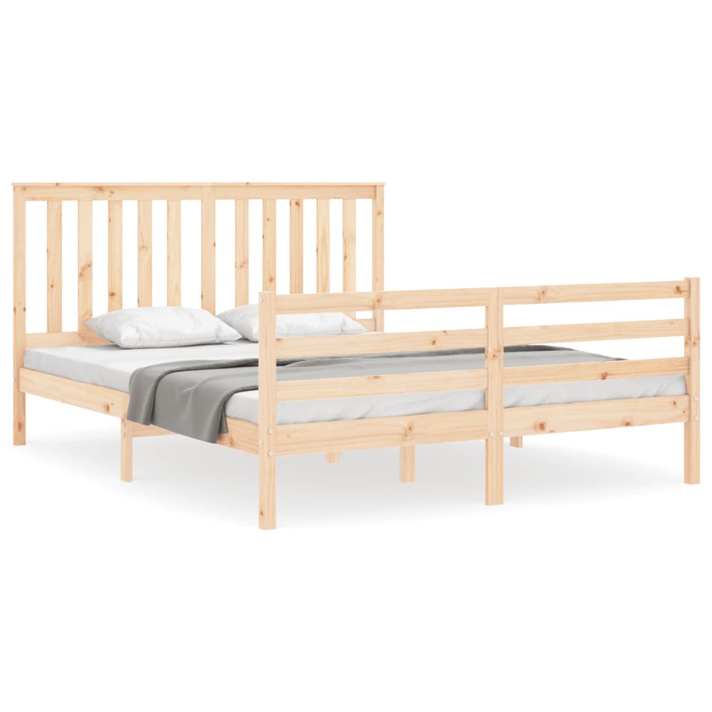 Bed Frame Without Mattress Solid Wood