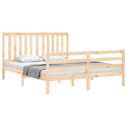 Bed Frame Without Mattress Solid Wood