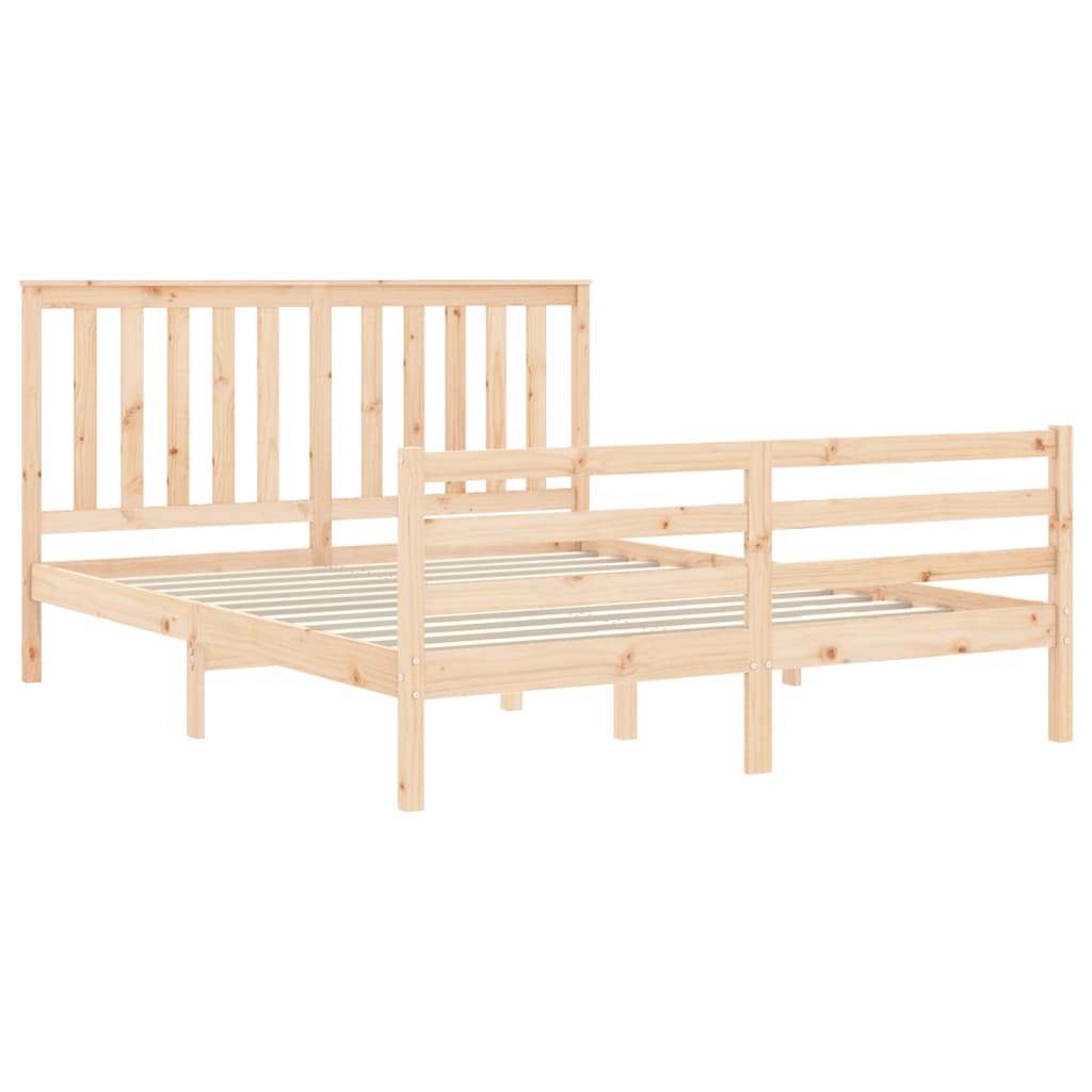 Bed Frame Without Mattress Solid Wood