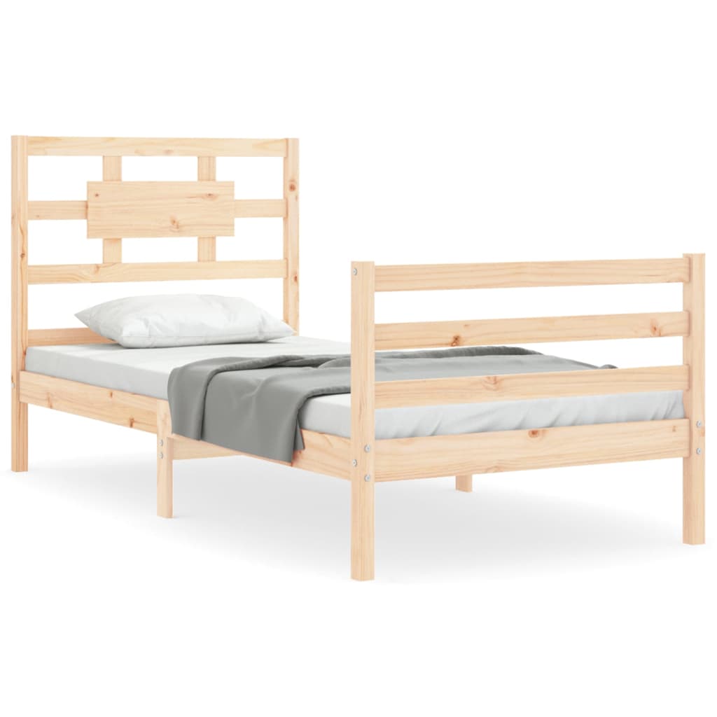 Bed Frame Without Mattress Solid Wood