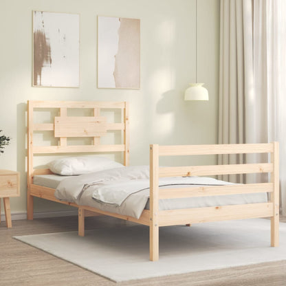 Bed Frame Without Mattress Solid Wood