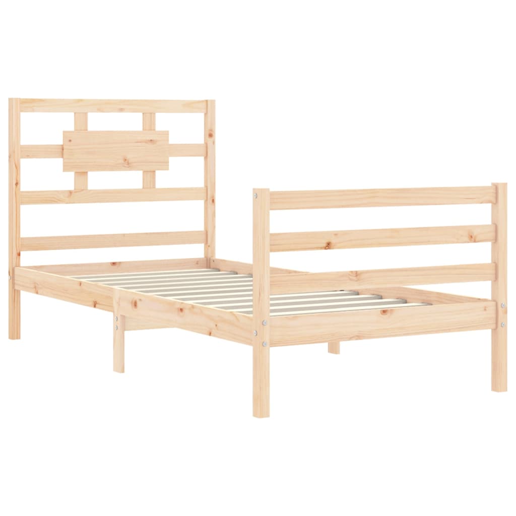 Bed Frame Without Mattress Solid Wood