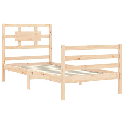 Bed Frame Without Mattress Solid Wood