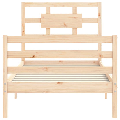 Bed Frame Without Mattress Solid Wood