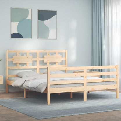 Bed Frame Without Mattress Solid Wood