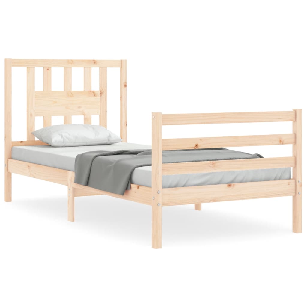 Bed Frame Without Mattress Solid Wood